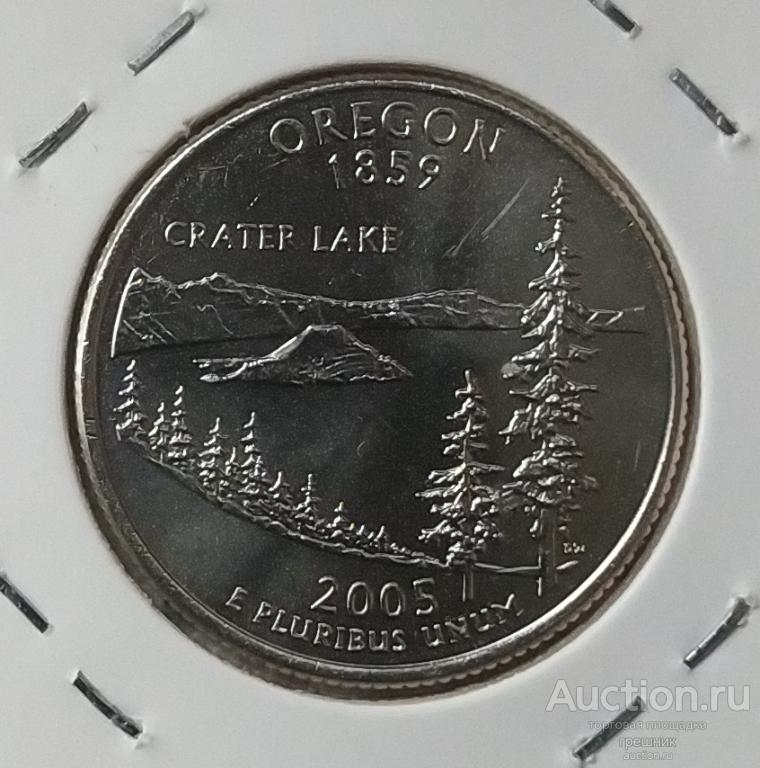 США 25 центов 2005 год - Штат Орегон (D)