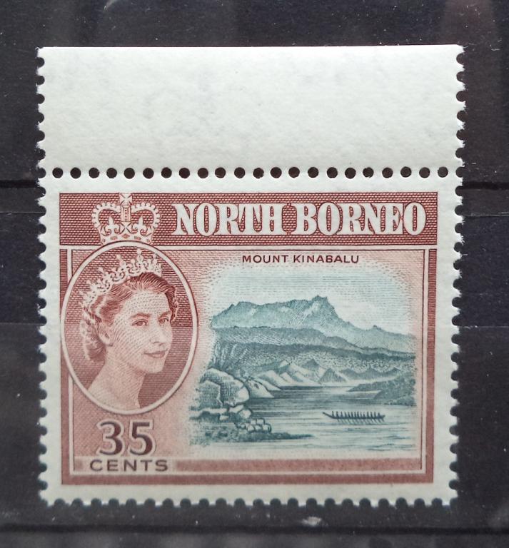 Северное Борнео 1961 г.  35с.  Лодка  **   Л.48