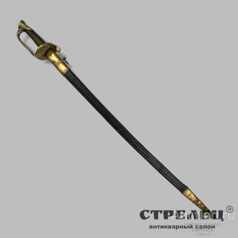 Сабля пехотная, младших офицеров, образца 1845 года. Франция