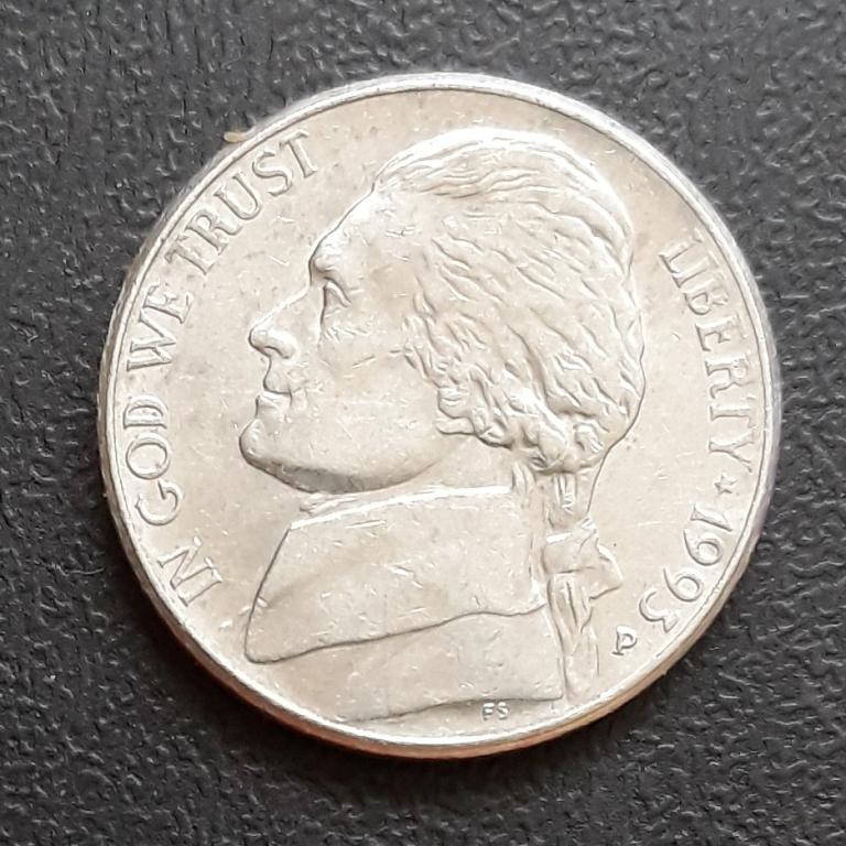 США  5 цент 1993г.