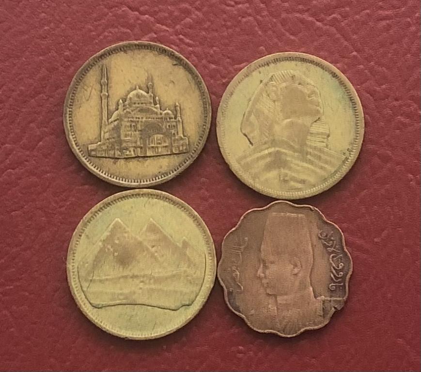 Египет - набор из 4-х монет
