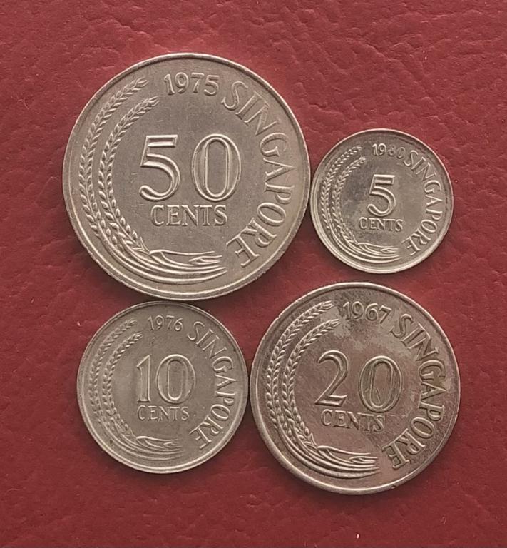 Сингапур - набор из 4-х монет