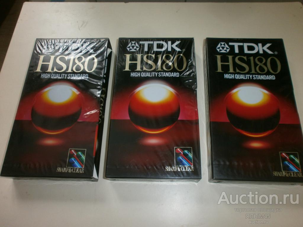 TDK HS 180 VHS футляр бокс коробка Видеокассеты