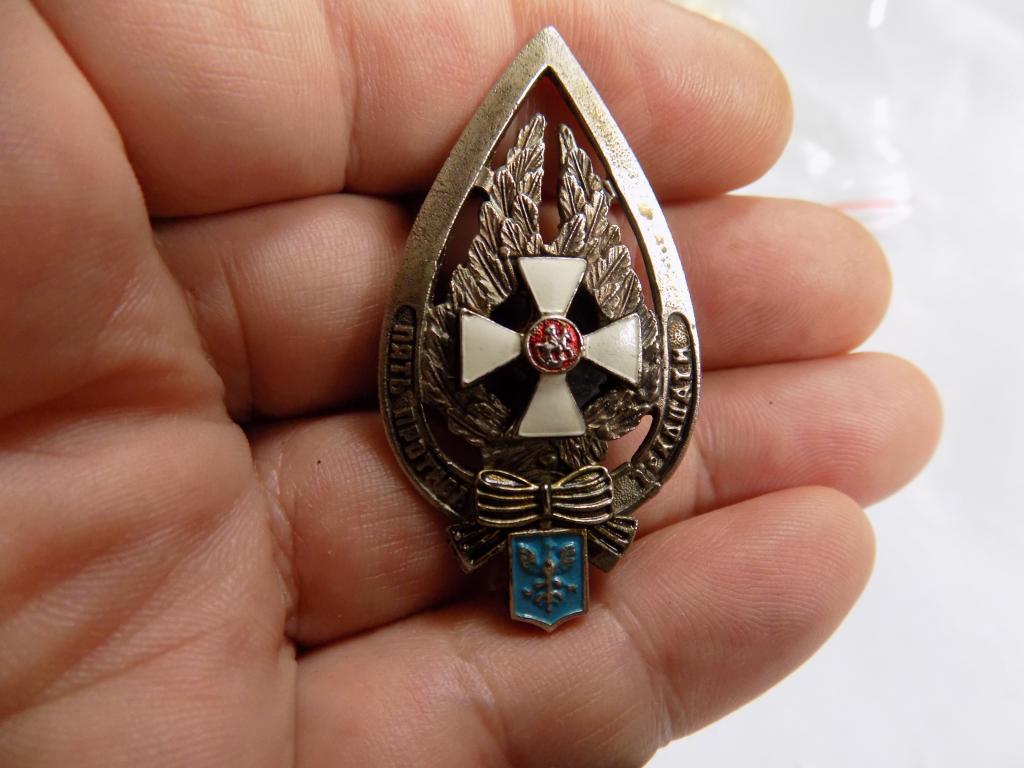 знак 17-го гусарского Черниговского полка.  Российская императорская армия (копия)