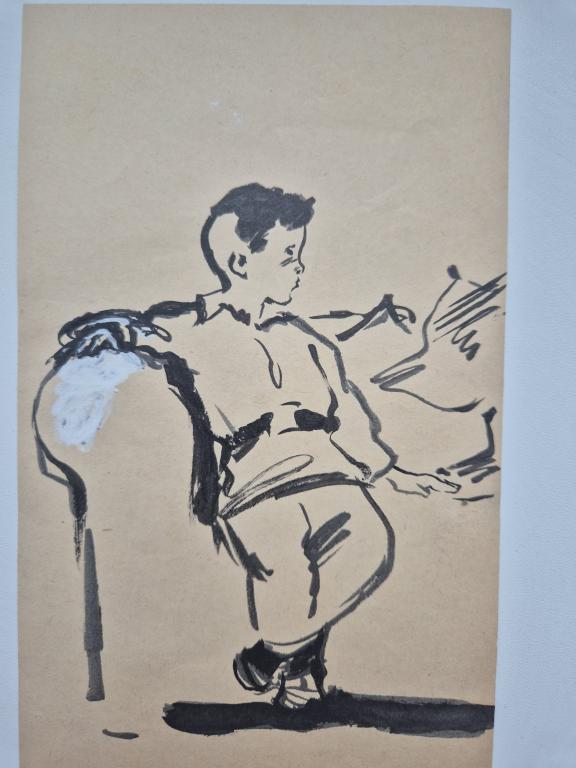 Богаевская О.Б. (1915-2000) Сидящий мальчишка