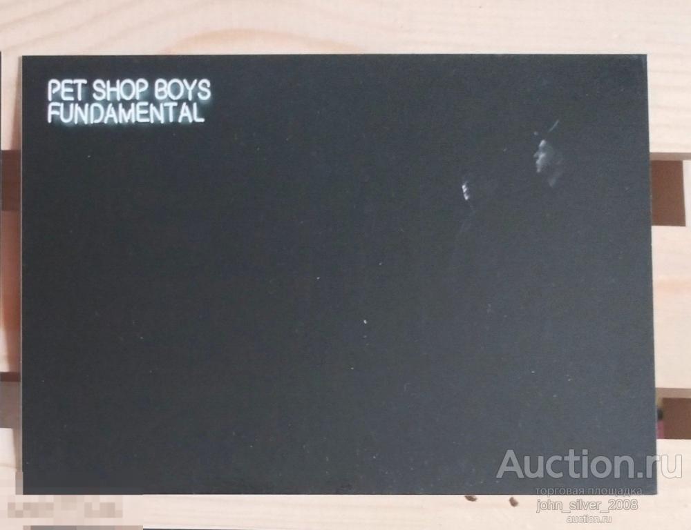 PET SHOP BOYS Fundamental - открытка сувенир промо 2006 Официальный мерчендайзинг