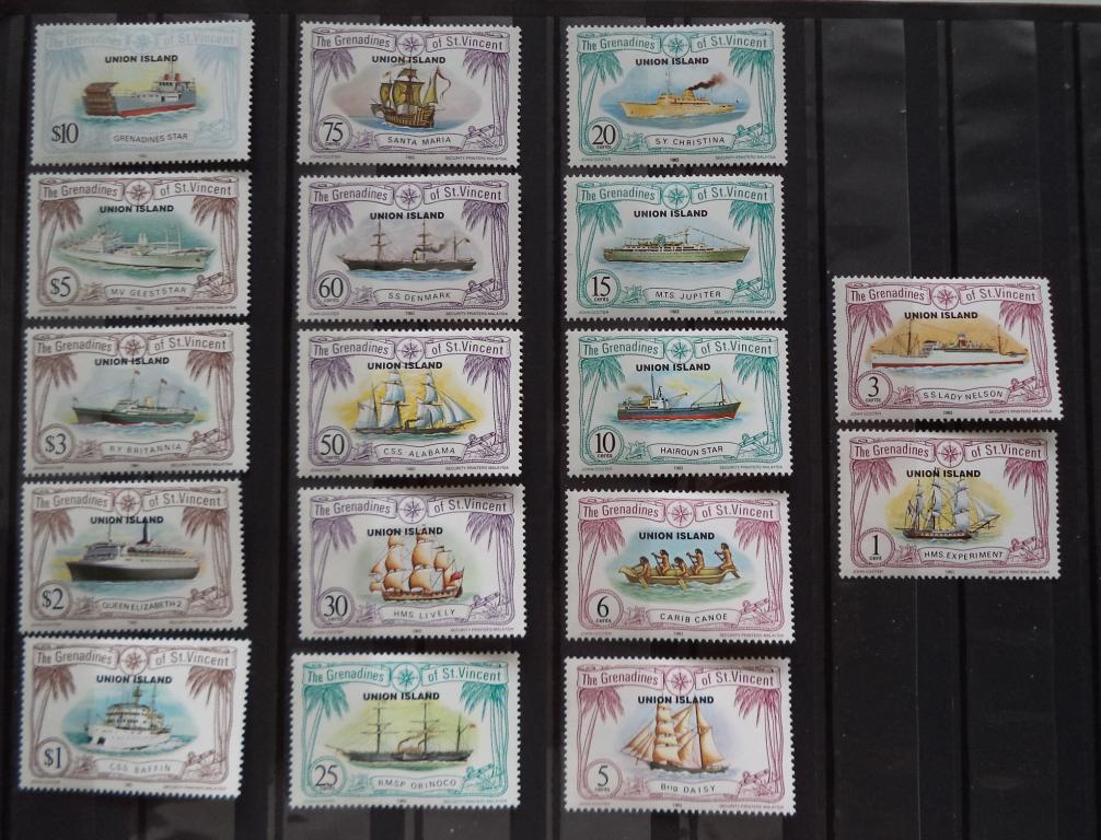 Гренадины Сент-Винсента  1984 г.  Корабли . UNION ISLAND  **   л.50