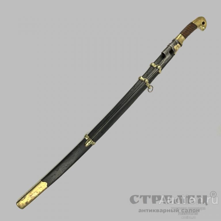 Шашка казачья, образца 1881/1910 гг. со штыком