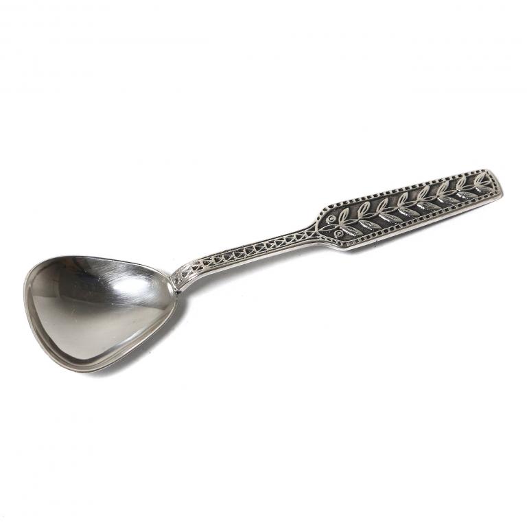 Серебряная сервировочная ложка.  Швеция, 1961 год