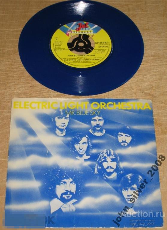 ELO Mr. Blue Sky сингл семерка сорокопятка