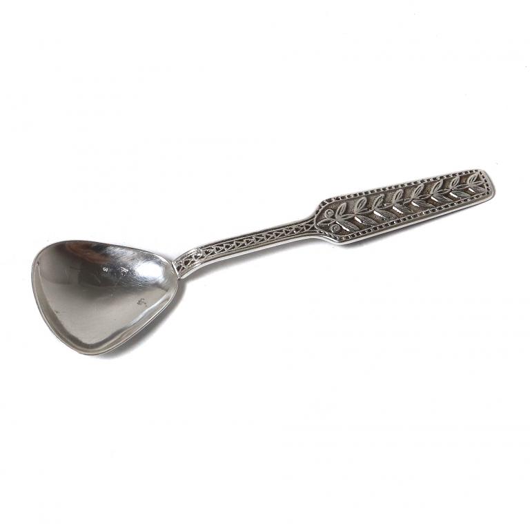 Серебряная сервировочная ложка. Швеция, 1966 год
