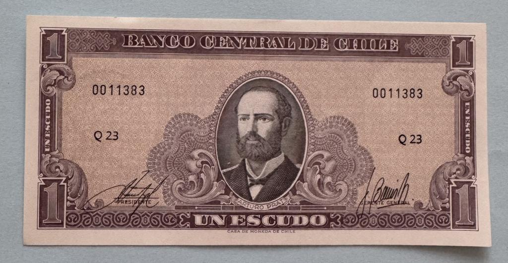 Чили. 1 эскудо. 1964. UNC.