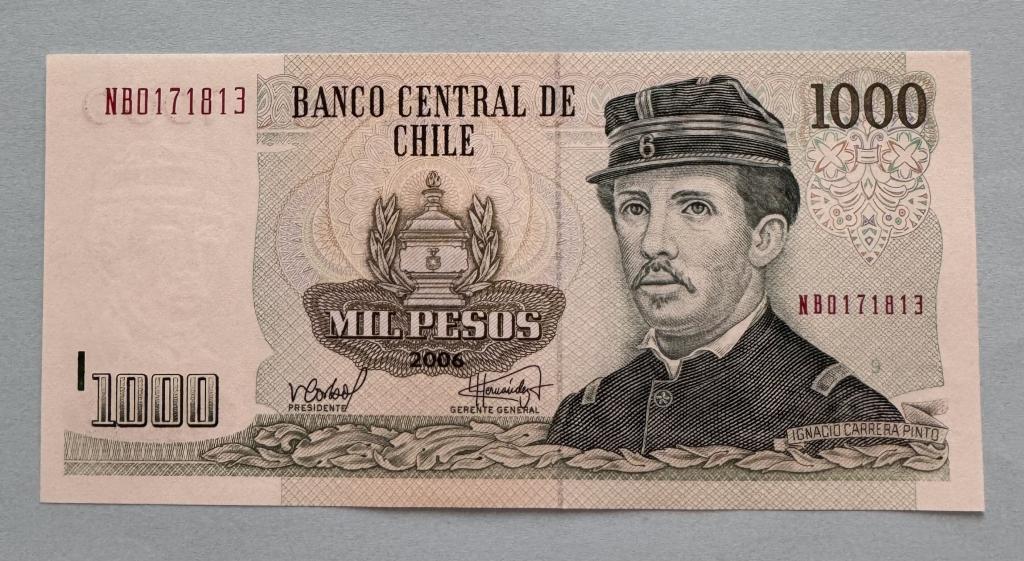 Чили. 1000 песо. 2006. UNC.