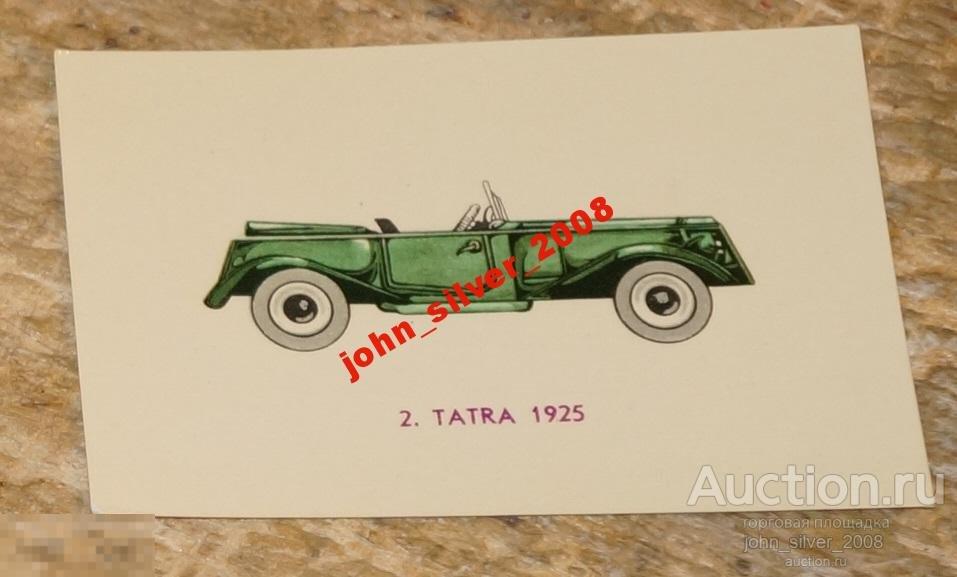 TATRA 1925 календарик 1982 автомобили машины