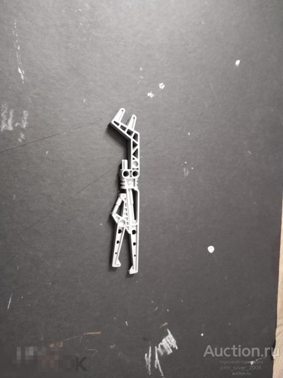 LEGO Лего запчасти 47338 Bionicle Weapon Vahki Staff of Command (Nuurakh) цвет серый