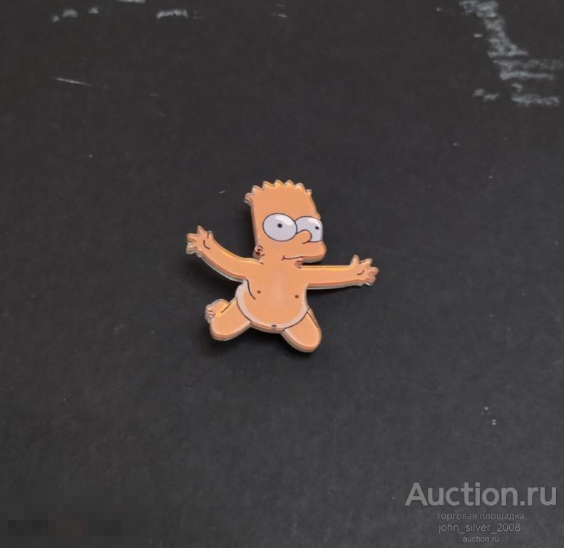 ЗНАЧОК БАРТ СИМПСОНЫ МУЛЬТФИЛЬМ КОМЕДИЯ THE SIMPSONS