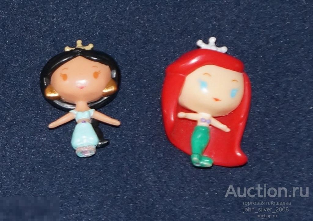 Принцессы Дисней Жасмин Ариэль фигурка CHUPA CHUPS