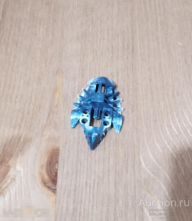 LEGO Лего запчасти 53549 Bionicle Foot Toa Inika Elliptical цвет - белый с синим