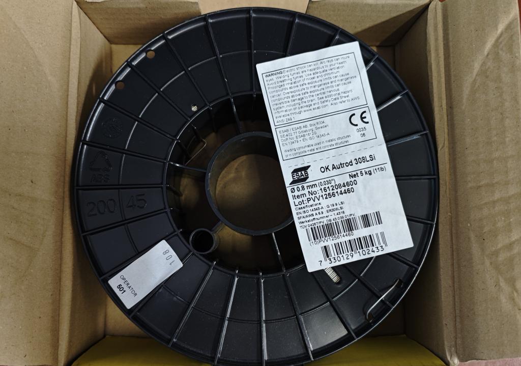 Сварочная проволока ESAB OK Autrod 308LSi 0,8мм 5кг