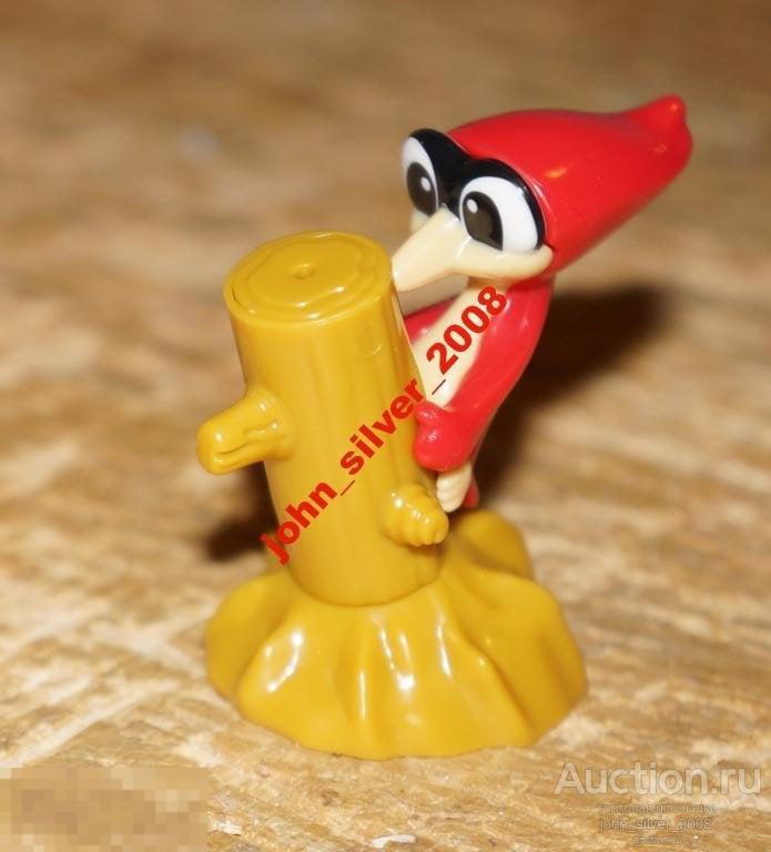 Kinder Natoons FT019 новый ДЯТЕЛ WOODPECKER вклдыш