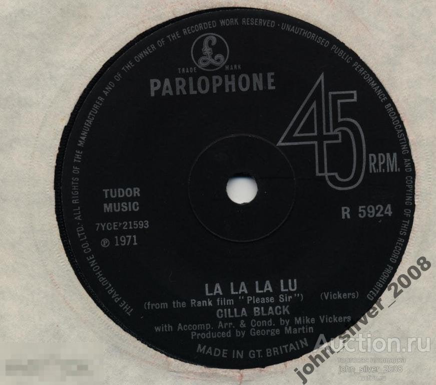 CILLA BLACK La La La Lu UK 45 7 beat mod BEATLES