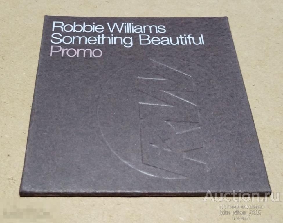 ROBBIE WILLIAMS Something Beautiful (Live) 2trk радио-сингл 2003 Робби Уильямс