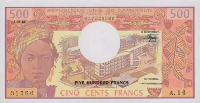 Камерун 500 франков 1983 год ПРЕСС/UNC