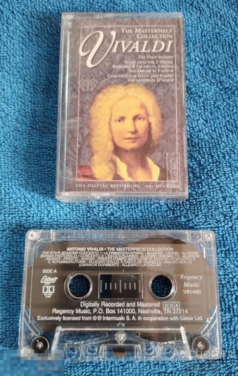 VIVALDI - The Masterpiece Collection - аудиокассета MC - производство США Вивальди