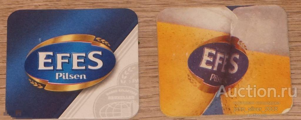 EFES PILSEN бирдекель подставка 2015 турция