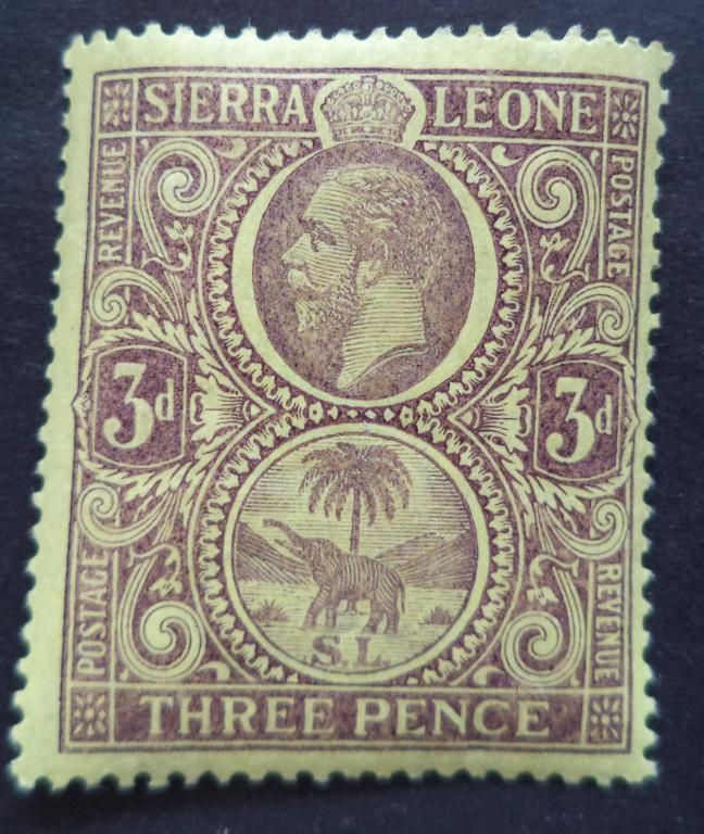 Сьерра-Леоне  1912 г.   Слон . Стандарт  3d.  №2  *    к.2