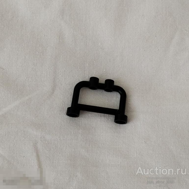 LEGO Лего запчасти 4083 Bar 1 x 4 x 2 with Studs черный