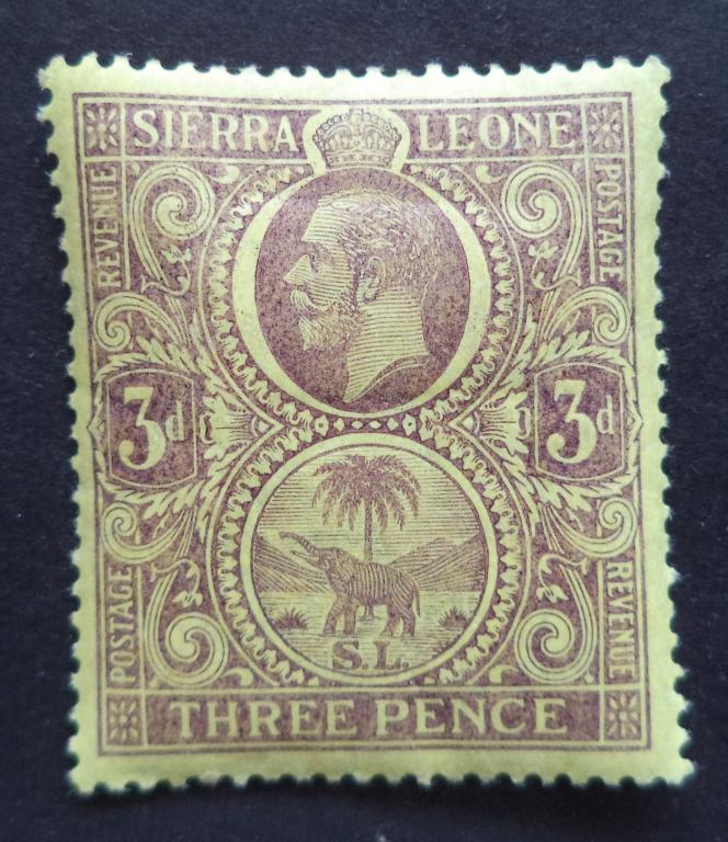 Сьерра-Леоне  1912 г.   Слон . Стандарт  3d.  №1  *    к.2