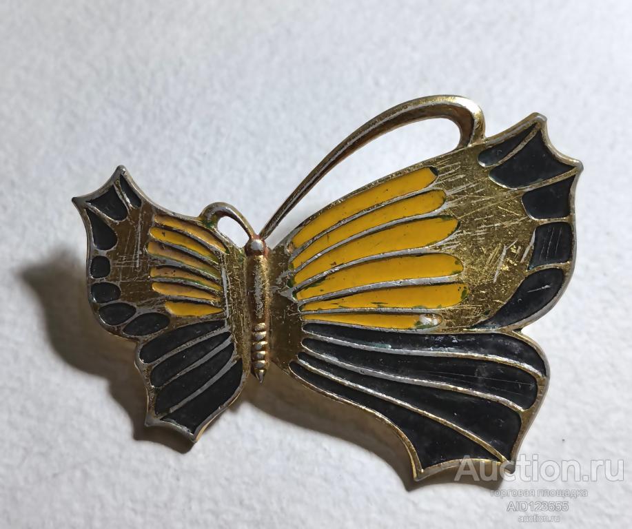 ЗНАК СССР ДЕТСКИЙ бабочка брошь