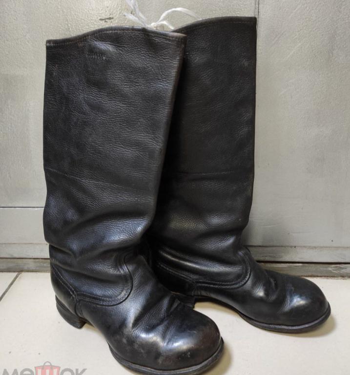 Сапоги кирзовые/яловые. 41 размер? СА. Армия СССР. Длина подошвы 28.5 см.