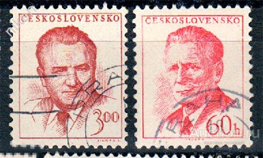 ЧЕХОСЛОВАКИЯ ЧССР 1948 1958 ПРЕЗИДЕНТЫ ГОТВАЛЬД НОВОТНЫЙ 35-1-46
