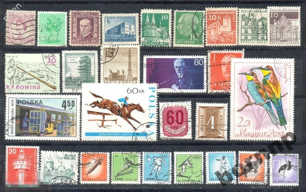 НАБОР МАРОК ДЛЯ КОЛЛЕКЦИИ-518
