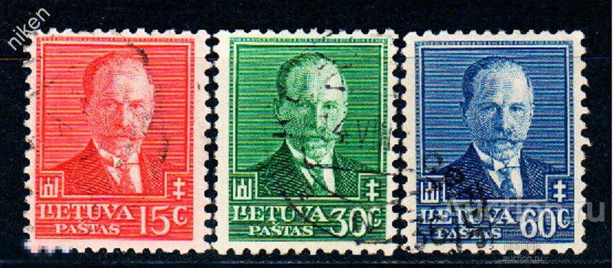 ЛИТВА.1934.ПРЕЗИДЕНТ АНТАНАС СМЕТОНА.КРЕСТ