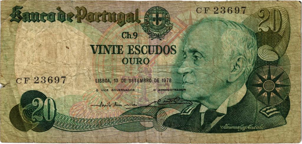 20 эскудо 1978 Португалия 