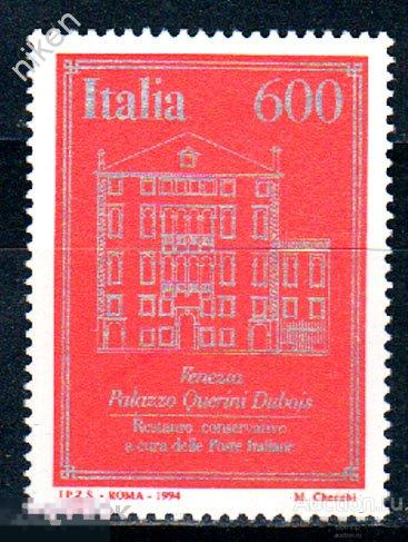 ИТАЛИЯ 1994 АРХИТЕКТУРА ДВОРЕЦ ДЮБУА РЕНЕССАНС Т 12 1 89