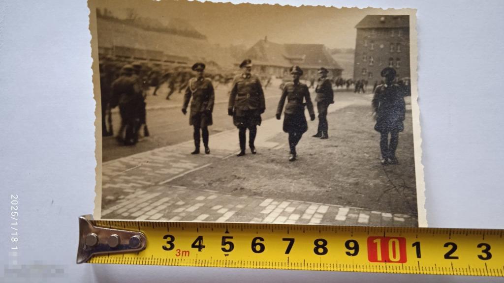 ВОВ. Немецкие офицеры на плацу. Солдаты, построение. Реал фото. Вилли Вайс.