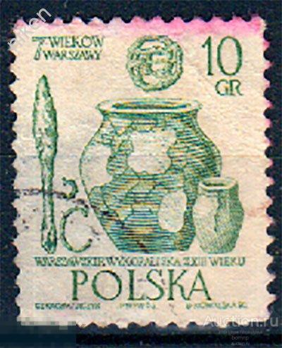 ПОЛЬША СТАНДАРТ 700 ЛЕТ ВАРШАВЕ ТУРИЗМ АРХЕОЛОГИЯ МУЗЕИ  27-4-93