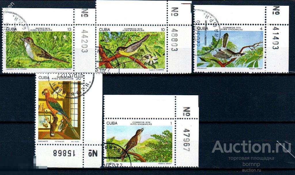 КУБА 1978 ЭНДЕМИЧНАЯ ФАУНА ПТИЦЫ ОРНИТОЛОГИЯ ПОЛЯ 46-1-340