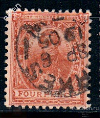 НОВЫЙ ЮЖНЫЙ УЭЛЬС 1905 КАПИТАН ДЖЕЙМС КУК ГАШЕНИЕ СТАРИННЫЕ МАРКИ 55-1-359