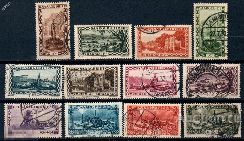 СААР 1926 ФОНТАН ШАХТА КАЗАРМА ЛАНДШАФТ 65-121