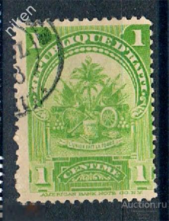 ГАИТИ 1899 СТАНДАРТ ГЕРБ СТАРИННЫЕ МАРКИ 19 ВЕКА 63-373