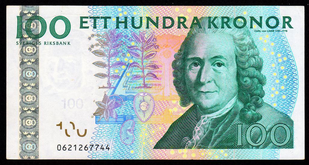 Швеция 100 крон 2008 - 2011 год...XF