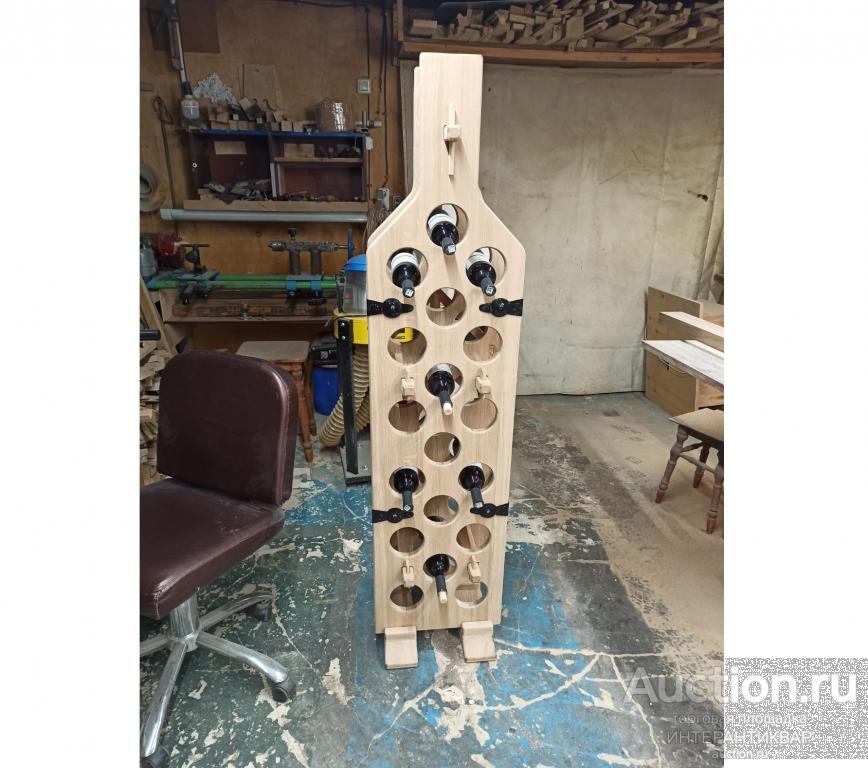 Оригинальная полка-стеллаж для хранения вина 9ПК1021