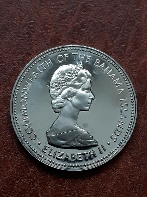 Багамские острова 25 центов 1971 КМ 20