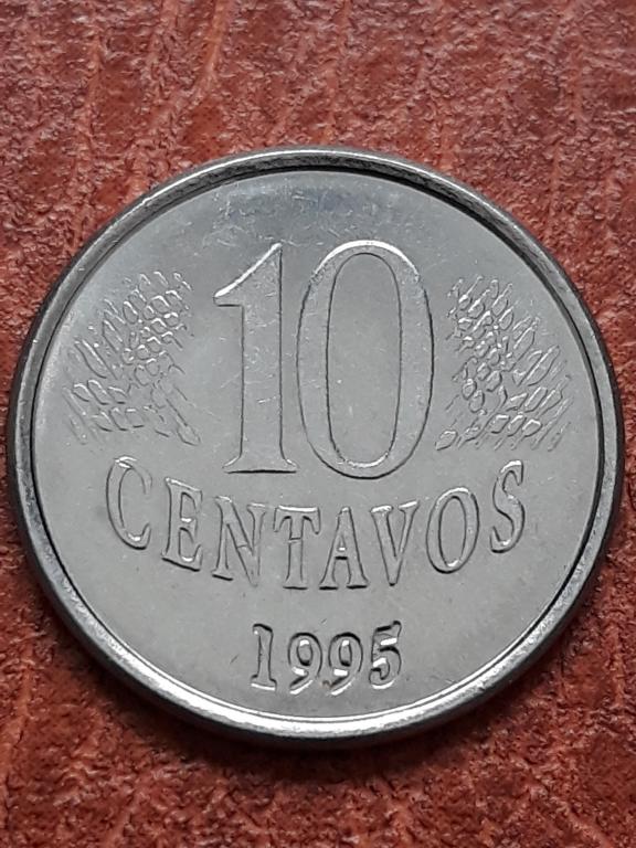 Бразилия 10 сентаво 1995 КМ 641