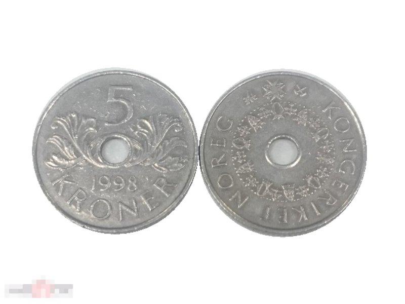 5 Крон Норвегии 1998 г.